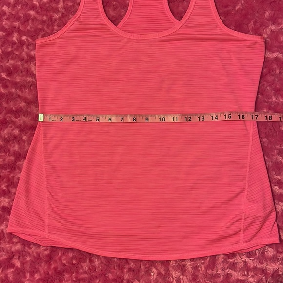 Barbie Pink Athleta Tank - Ribbed Racer Back Like New 💖 - Picture 3 of 10